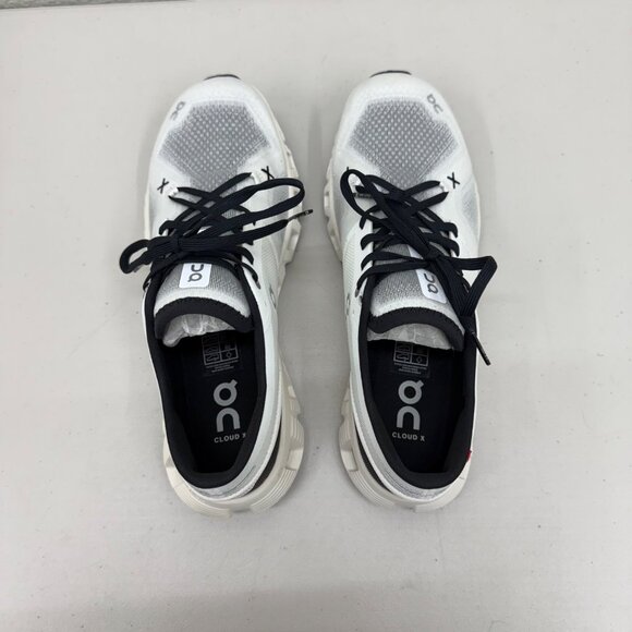 On Cloud X 4 White Road Running Athletic Sneakers Shoes 60.98697 Womens sz 10.5 - Picture 4 of 9